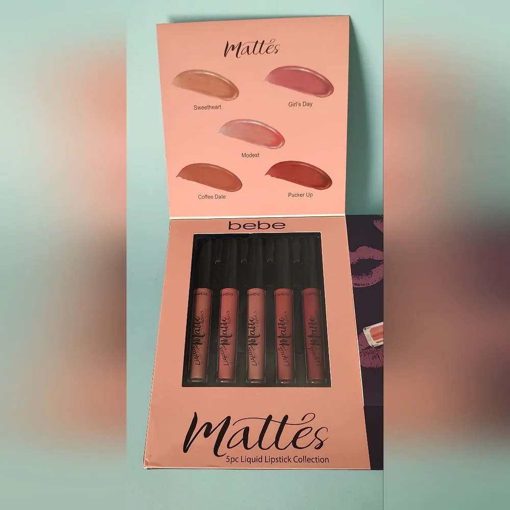 Bebe Lipstick Collection 10 pieces Style Sweet And Sexy Mattes And Metallics New